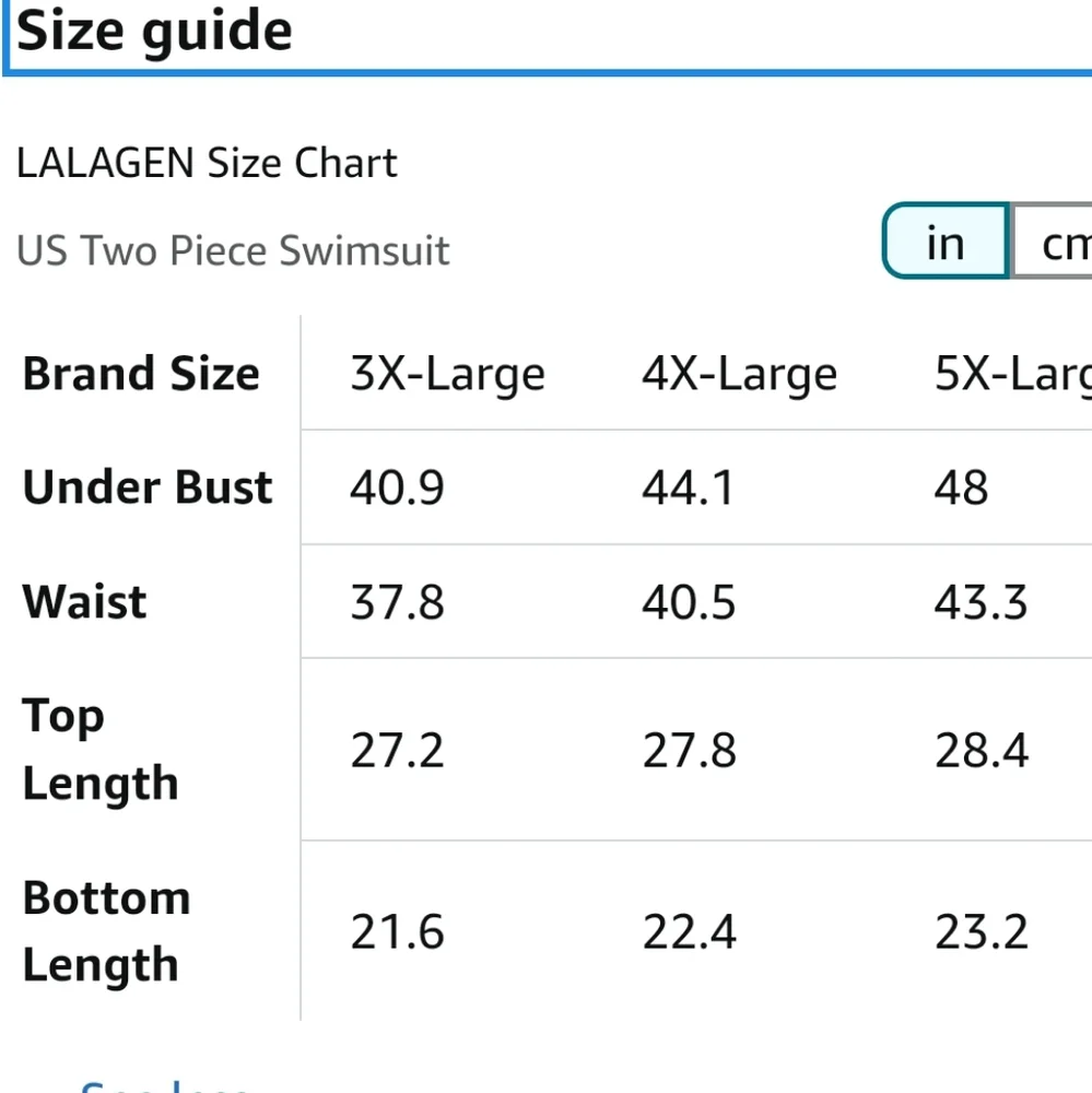 LALAGEN PLUS SIZE 2 Piece Rash Guard Tankini Swimsuit